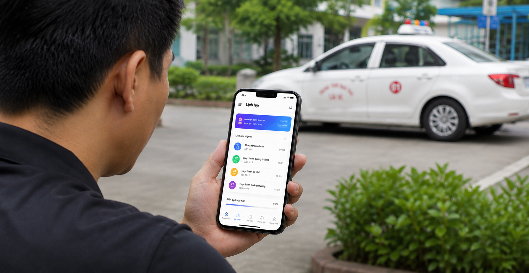 Chủ động tra cứu tiến độ học online